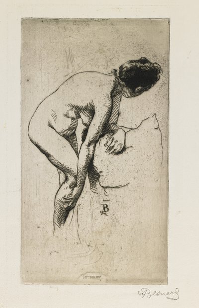 Studie einer nackten weiblichen Figur von Paul Albert Besnard